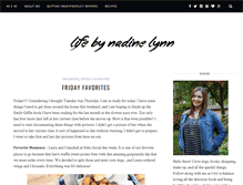 Tablet Screenshot of lifebynadinelynn.com